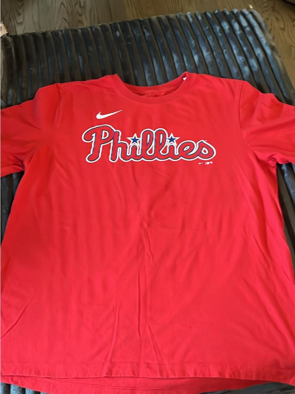 Nike Red Phillies Short Sleeve Tee